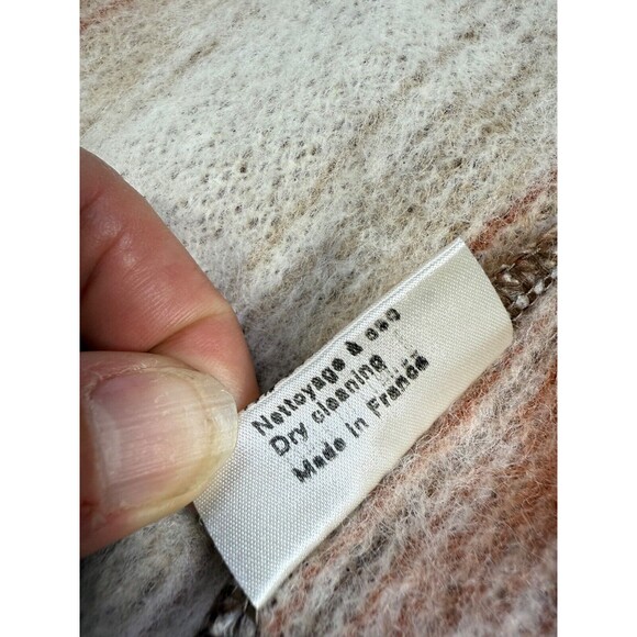 Vintage Plaid Wool Jacket Tourmalet Tissu des Pyrenees France‎ | Medium - Picture 8 of 12